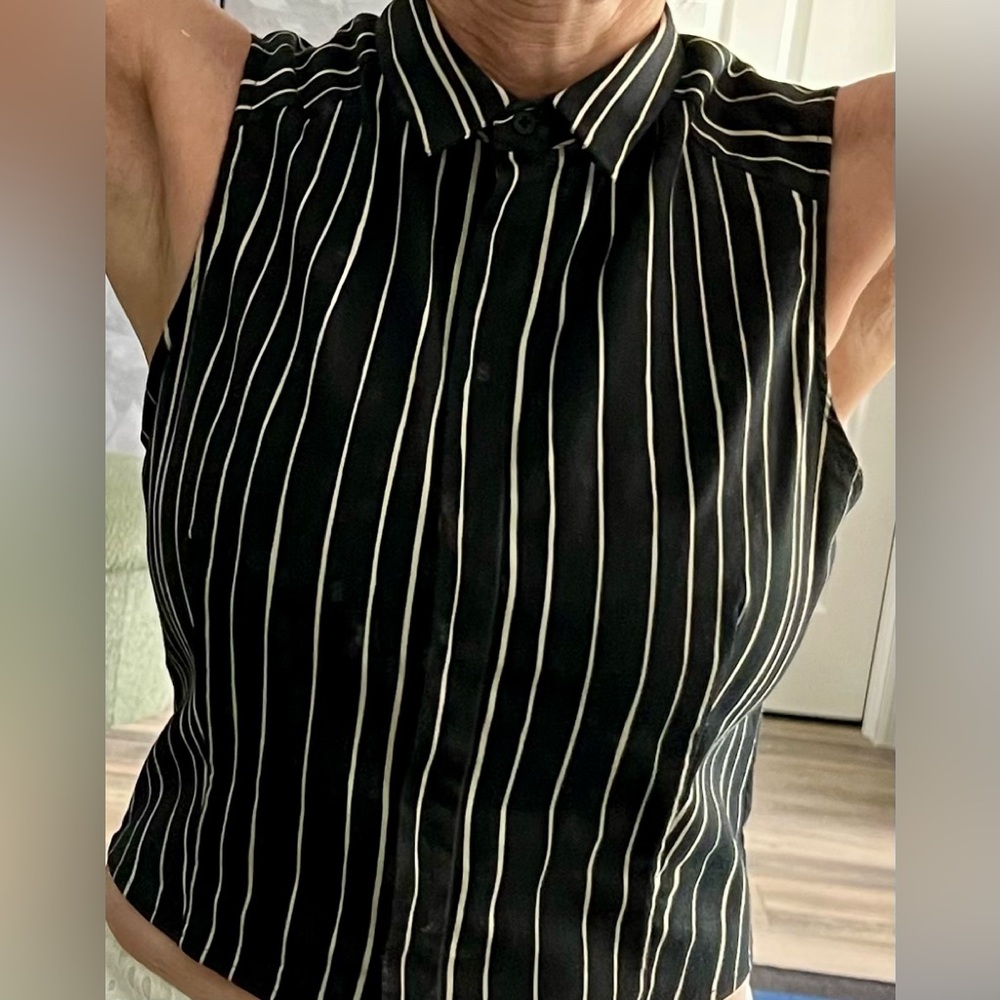 Alice & Olivia Crop Blouse Size 8/M